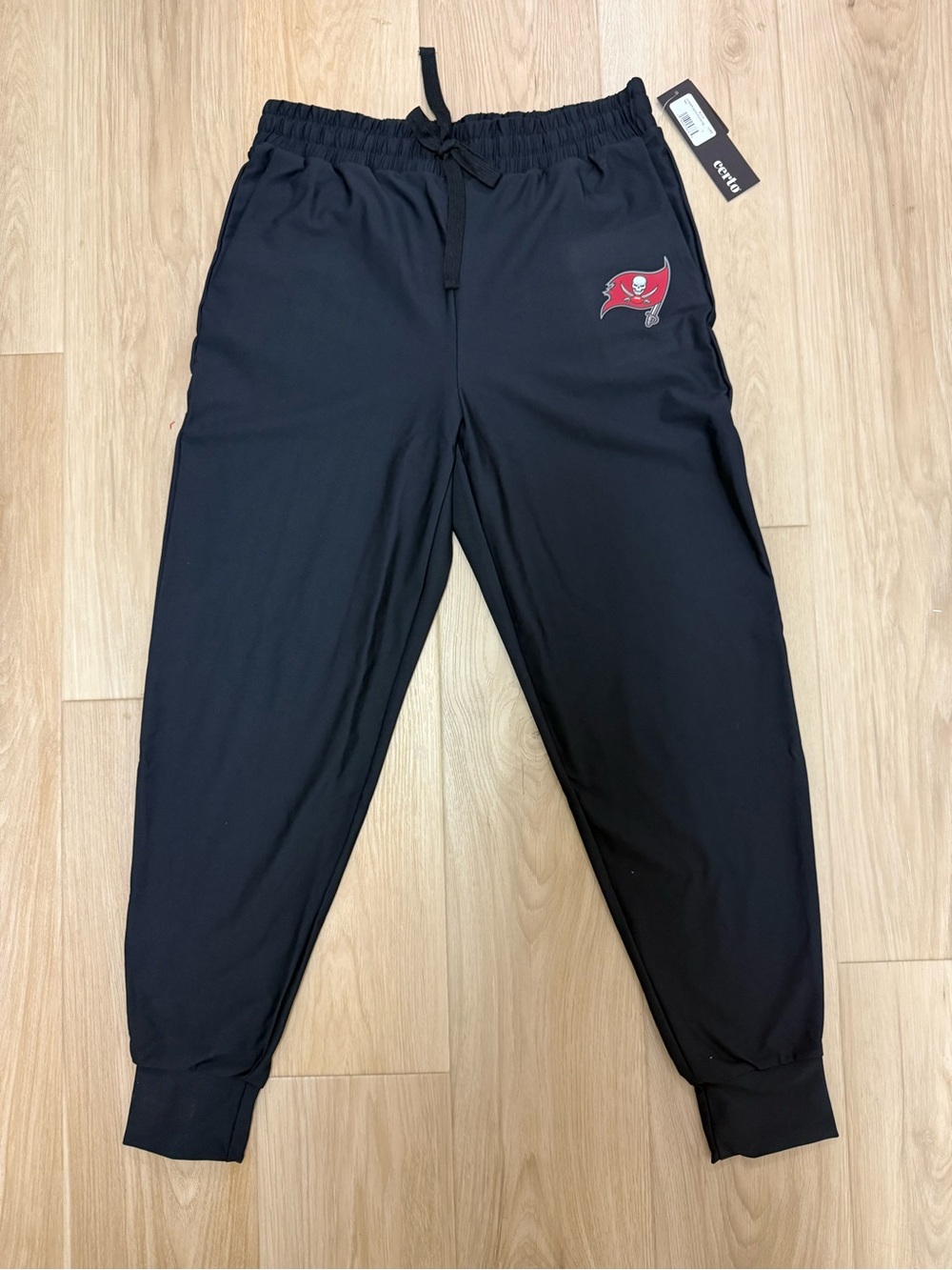 Certo Tampa Bay Buccaneers Black Jogger Pants NFL NWT